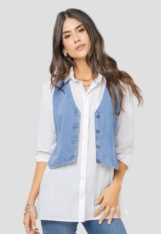 Chaleco Mujer Azul Rutta 104601 Rutta
