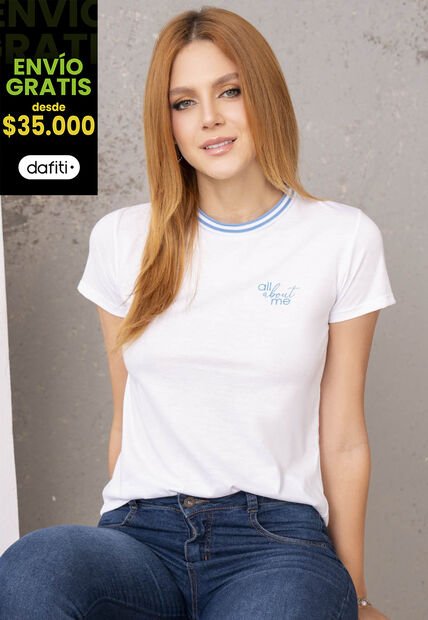 Camiseta Mujer Blanco Rutta 1132
