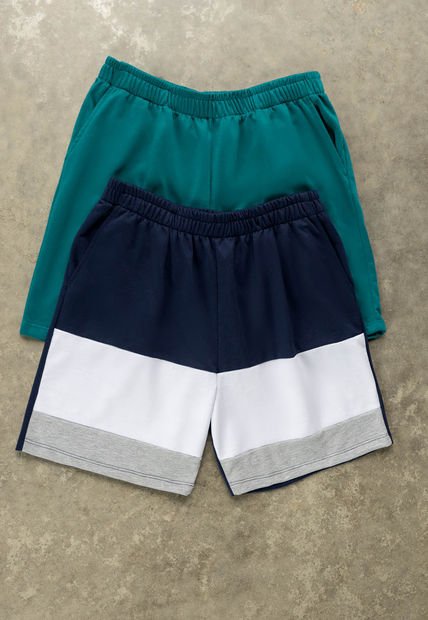 Bermuda Paq X2 Hombre Multicolor Rutta 579