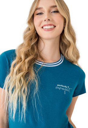 Camiseta Mujer Azul Rutta 103609