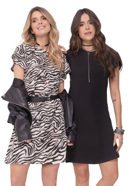 Vestido Paq X2 Mujer Multicolor 92810