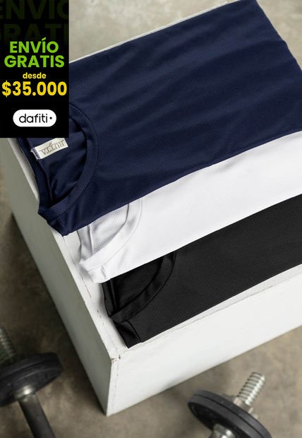 Camiseta Hombre Azul Rutta 208