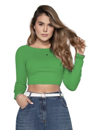 Crop Top Mujer Verde Antioquia Rutta 9749