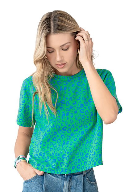 Camiseta Mujer Estampado Rutta 5613