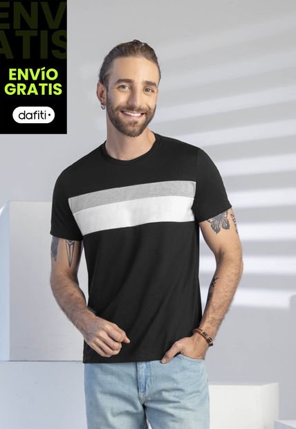 Camiseta Paq X3 Hombre Multicolor Rutta 1903