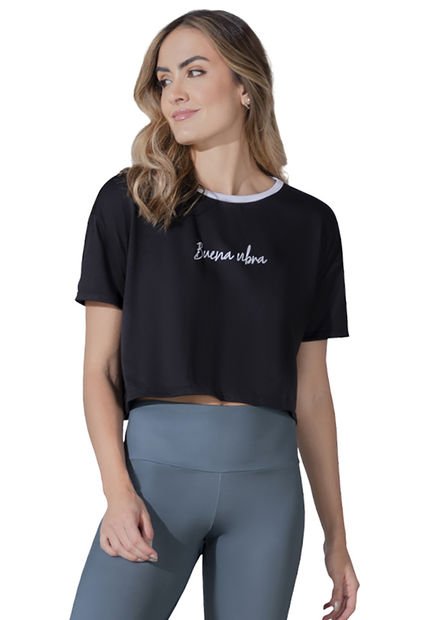 Camiseta Mujer Negro Rutta 9952