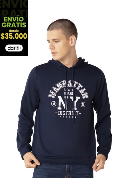 Chompa Hombre Azul Navy Rutta 96462