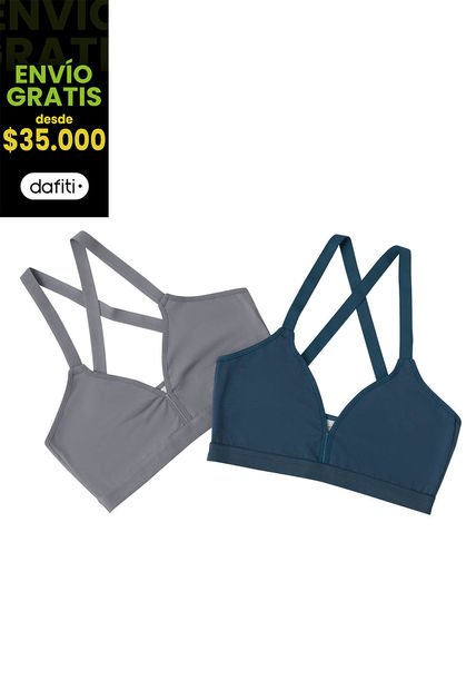 Top Paq X2 Mujer Multicolor Rutta 3732