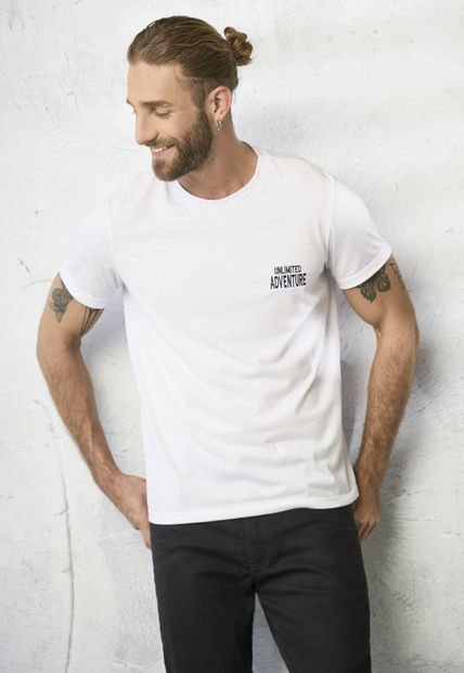 Camiseta Hombre Blanco Rutta 1855