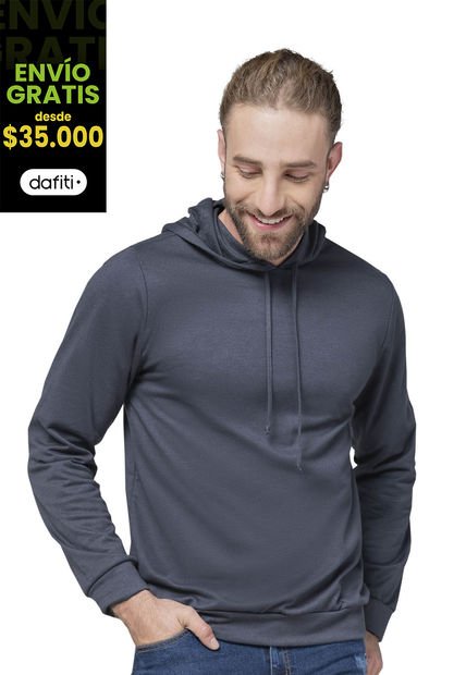 Buzo Hombre Gris Oscuro Rutta 91766