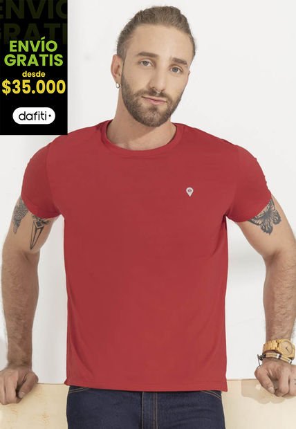 Camiseta Hombre Rojo Rutta 89370