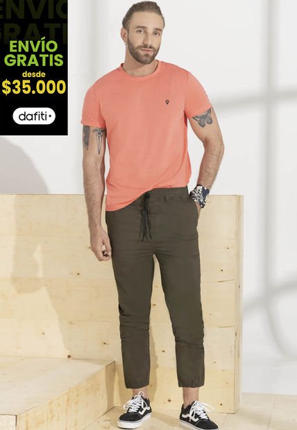 Camiseta Hombre Mandarina Rutta 89370