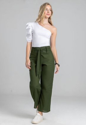 Pantalón Mujer Verde Rutta 103346