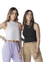 Crop Top Paq X2 Mujer Multicolor Rutta 3932 de Rutta