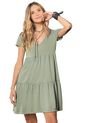 Vestido Corto Para Mujer Verde Oliva Rutta de Rutta