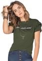 Camiseta Para Mujer Verde Militar Rutta de Rutta
