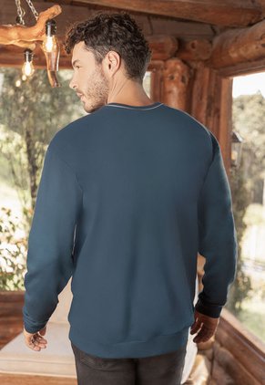 Buzo Hombre Azul Petróleo Rutta 105953