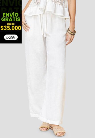 Pantalón Mujer Marfil Rutta 110712 Rutta