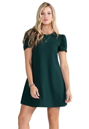 Vestido Corto Verde Botella Rutta 3772