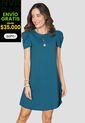 Vestido Corto Mujer Azul Petroleo Rutta 106601 de Rutta