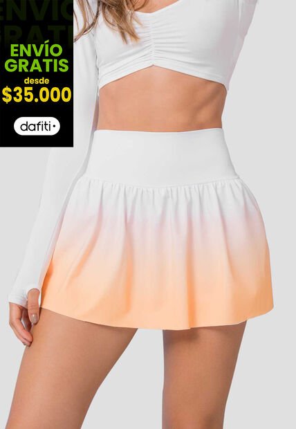 Falda Corta Mujer Blanco Rutta 101650