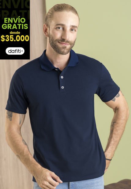 Polo Hombre Azul Rutta 101209