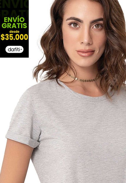 Camiseta Mujer Gris Rutta 77403