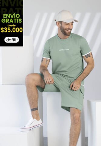 Bermuda Hombre Verde Oliva Rutta 1902 Rutta