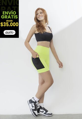 Ciclista Mujer Verde Limón Rutta 1629 Rutta