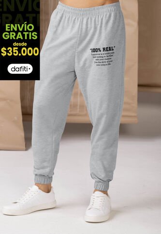 Jogger Hombre Gris Jaspe Rutta 6307 Rutta