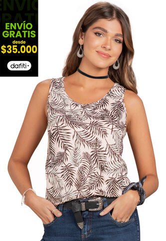 Camiseta Paq X2 Mujer Multicolor 77415 Rutta