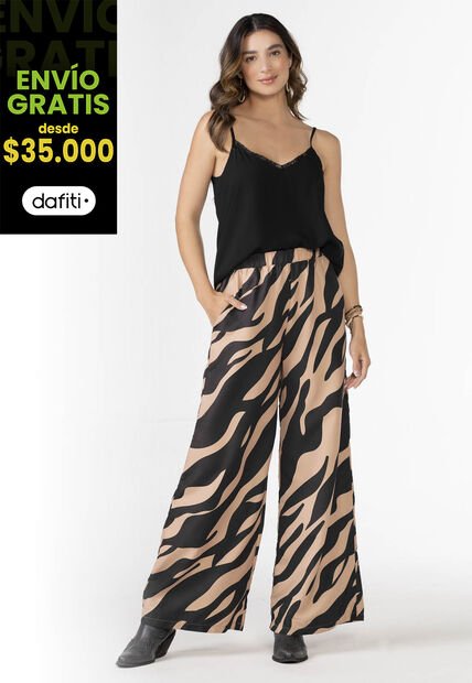 Pantalón Mujer Estampado Rutta 5054