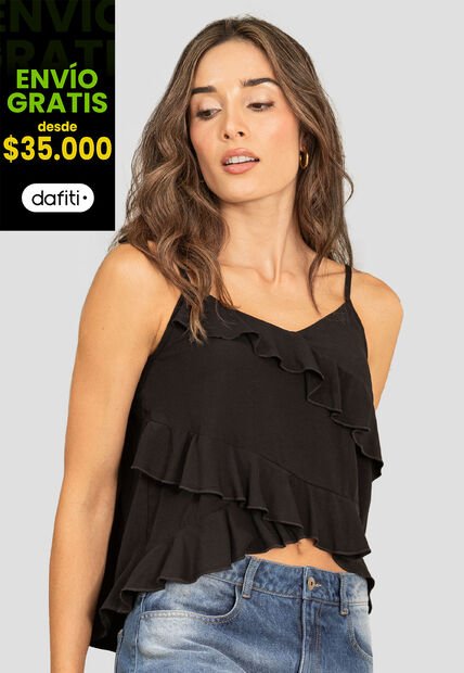 Blusa Mujer Negro Rutta 110123