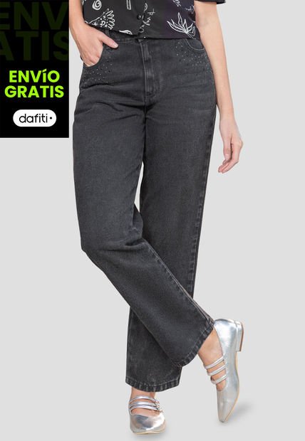 Jean Mujer Negro Rutta 106398