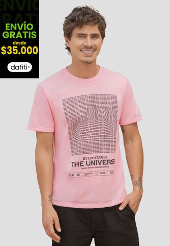 Camiseta Hombre Rosa Rutta 104135 Rutta