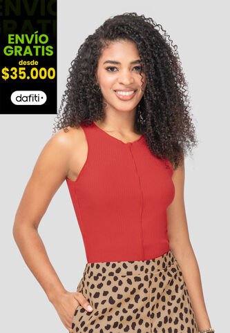 Camiseta Mujer Rojo Rutta 7714 Rutta