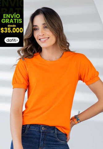 Camiseta Mujer Naranja Rutta 1139 Rutta