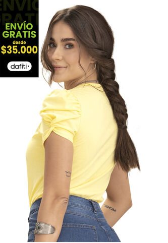 Camiseta Amarillo Pastel Rutta 79579 Rutta