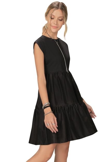 Vestido Corto Para Mujer Negro Rutta
