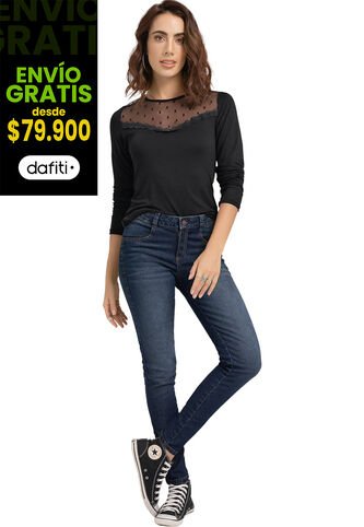 Jean Para Mujer Azul Oscuro Rutta Rutta