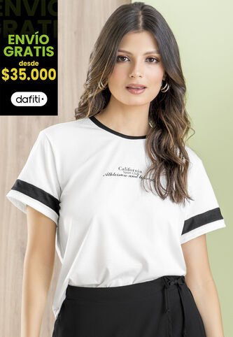 Camiseta Mujer Marfil Rutta 102884 Rutta
