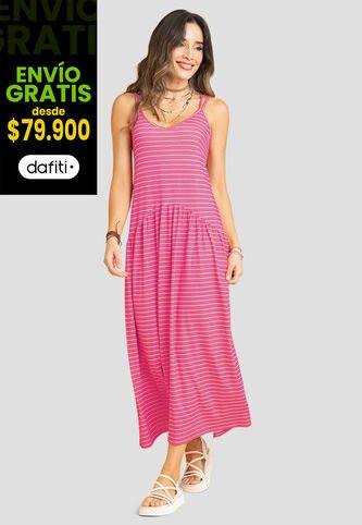 Vestido Largo Mujer Estampado Rutta 107955 Rutta