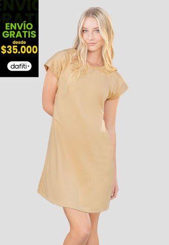 Vestido Corto Mujer Caramelo Rutta 106573 Rutta