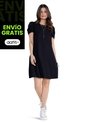 Vestido Corto Mujer Negro Rutta 3772 de Rutta