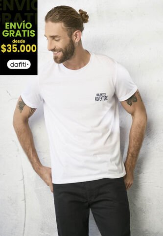 Camiseta Hombre Blanco Rutta 1855 Rutta