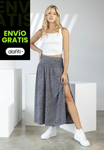 Falda Larga Mujer Multicolor Rutta 6054 Rutta
