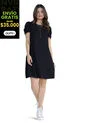 Vestido Corto Mujer Negro Rutta 3772 de Rutta