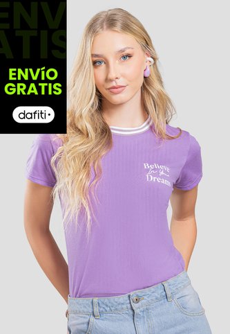 Camiseta Mujer Morado Rutta 107378 Rutta