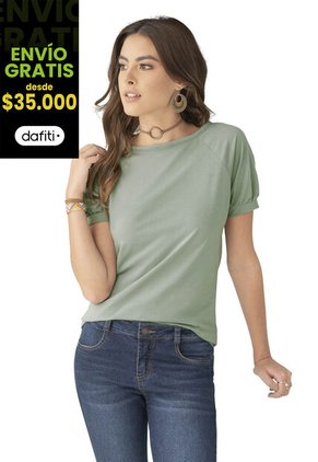 Camiseta Mujer Verde Oliva Rutta 78606