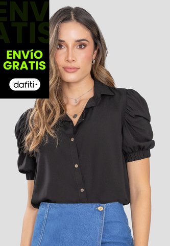 Camisa Mujer Negro Rutta 78612 Rutta